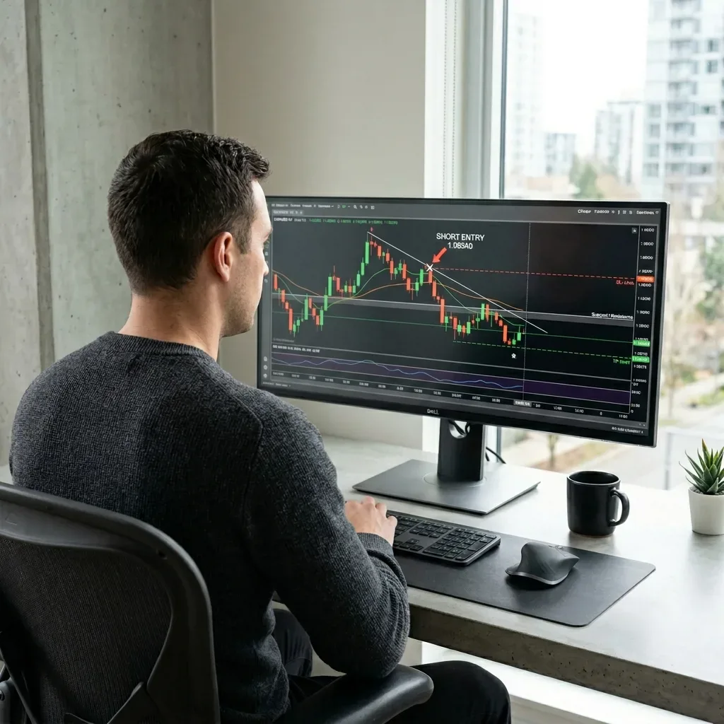 Exchange terminal showing a negative result